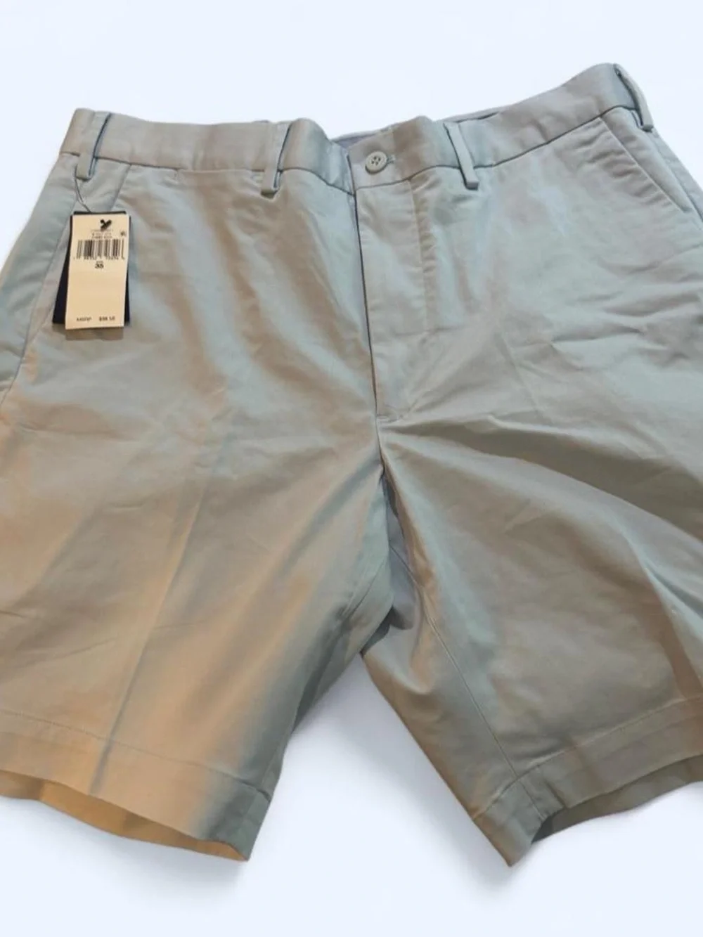 Polo by Ralph Lauren Men's Light Sage Flat-Front Shorts